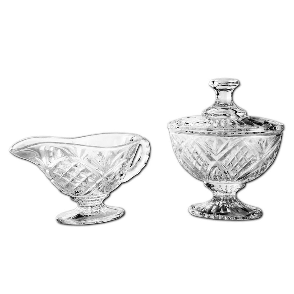 Dublin Crystal Sugar & Creamer Set - Picture 8 of 9